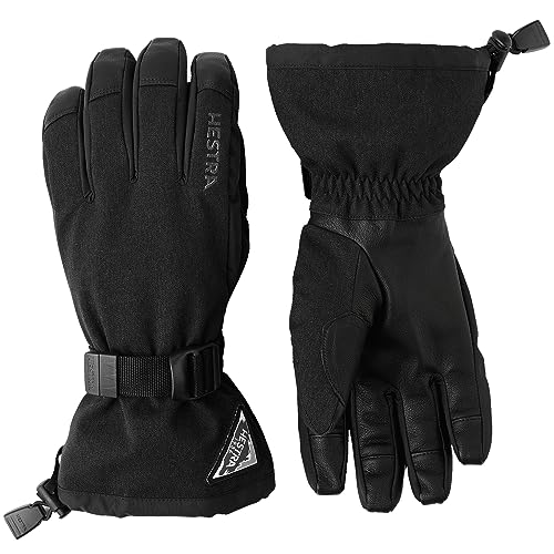 HESTRA Powder Gauntlet Skihandschuhe schwarz 10 von HESTRA