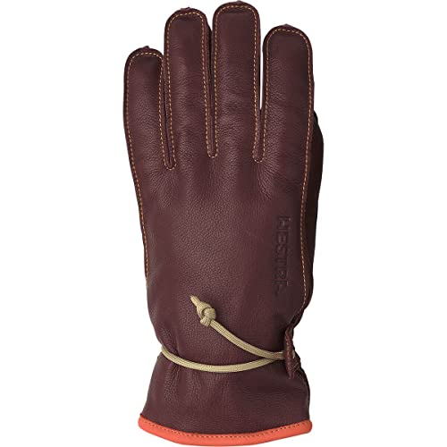Hestra Alpine Pro Wakayama 5-Finger Handschuhe Fingerhandschuhe Lederhandschuhe (7 HS - dunkelbraun) von HESTRA