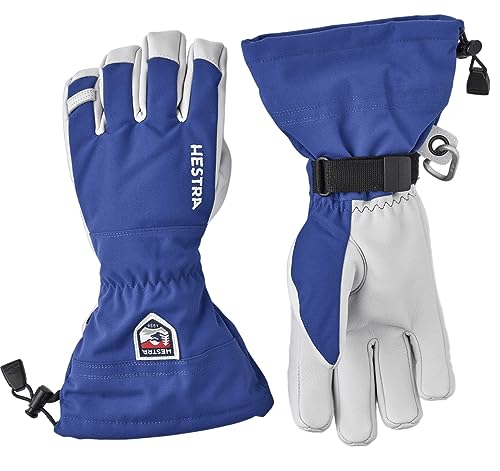 Hestra Armee Leder Heli Ski handschuh ROYAL BLUE 8 von Hestra