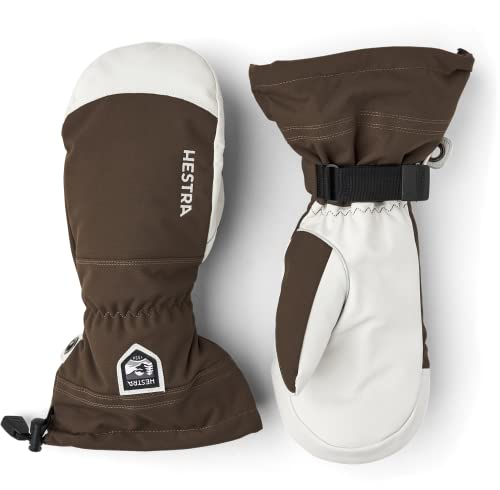 Hestra Uni Army Leather Heli Ski Mitten Glove Snow Mitten Glove for Ski & Snowboard for Men & Women - Espresso - 10 Hestra Uni Army Leather Heli Ski Mitten Glove Snow Mitten Glove for Ski & Snowboard for Men & Women - Espresso - 10 von Hestra