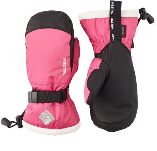 Hestra CZone Kinderhandschuh, wasserdicht, Fuchsia/Elfenbein, Größe 3 von Hestra