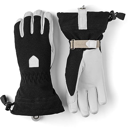 Hestra Damen Patrol-Handschuh - Warmer, strapazierfähiger Handschuh für Winter, Skifahren und Schnee - Schwarz - 8 von HESTRA