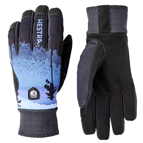 Hestra Damen XC Primaloft 5-Finger Handschuh - Navy Print - 6 von HESTRA