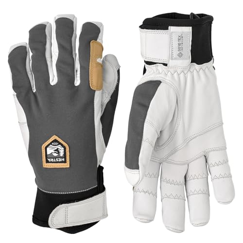 Hestra Ergo Grip Active Handschuh, Leder, Winddicht, 5-Finger, langlebig, Outdoor-Handschuh zum Skifahren, Wandern, Kajak und Rucksackreisen, Grau/Off Wht – 9 Hestra Ergo Grip Active Handschuh, Leder, Winddicht, 5-Finger, langlebig, Outdoor-Handschuh zum Skifahren, Wandern, Kajak und Rucksackreisen, Grau/Off Wht – 9 von Hestra