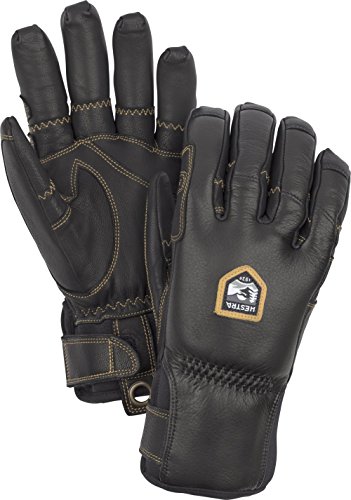 Hestra Mens and Womens Ski Gloves:Ergo Grip Incline Winter Gloves, Black/Black, 10 von HESTRA