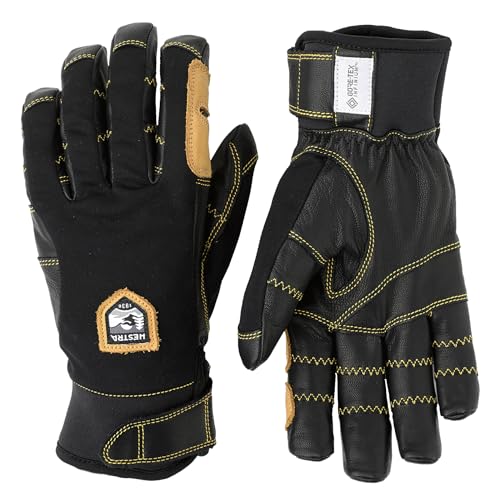 Hestra Outdoor-Arbeitshandschuhe Ergo Grip Reithandschuhe für kaltes Wetter, Schwarz/Schwarz, Größe 8 Hestra Outdoor-Arbeitshandschuhe Ergo Grip Reithandschuhe für kaltes Wetter, Schwarz/Schwarz, Größe 8 von Hestra