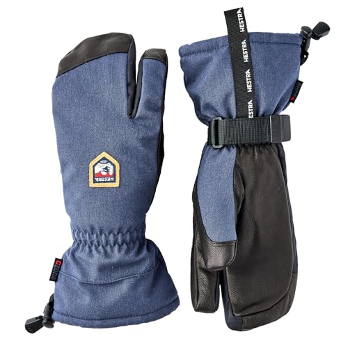 Hestra Unisex CZone Mountain 3-Finger Handschuh Wasserdicht Winddicht Leder Alpin Skihandschuh für Damen & Herren - Navy - 7 Hestra Unisex CZone Mountain 3-Finger Handschuh Wasserdicht Winddicht Leder Alpin Skihandschuh für Damen & Herren - Navy - 7 von Hestra