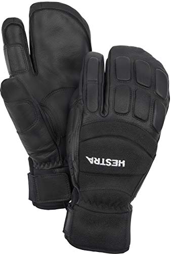 Hestra Unisex Vertical Cut Czone 3 Finger Handschuhe Schwarz 7 von HESTRA