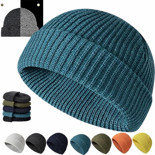 HESYSUAN Weflexus Flex Beanie 2.0 - Unisex, Reflektierende Mütze Männer Mütze Winter Flex Mütze 2.0 - Unisex Reflektor Mütze (Blue,54-58cm) von HESYSUAN