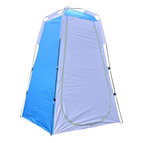 Tragbares Outdoor-Zelt Tragbares Badezelt, UV-Schutz, Umkleideraum, Shelter-Zelt, wasserdichtes Strand-Dusch-Toilettenzelt for Camping im Freien(Blue) von HEUchuan