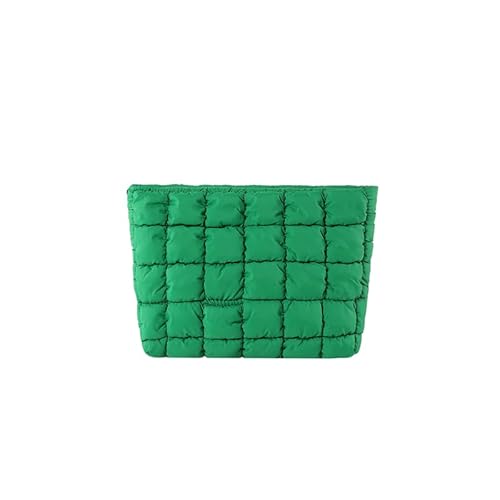 HFLZBRO Gesteppte Make-up-Tasche, Kosmetiktasche, Reise-Kulturbeutel, Organizer, Clutch für Damen (Grün) HFLZBRO Gesteppte Make-up-Tasche, Kosmetiktasche, Reise-Kulturbeutel, Organizer, Clutch für Damen (Grün) von HFLZBRO