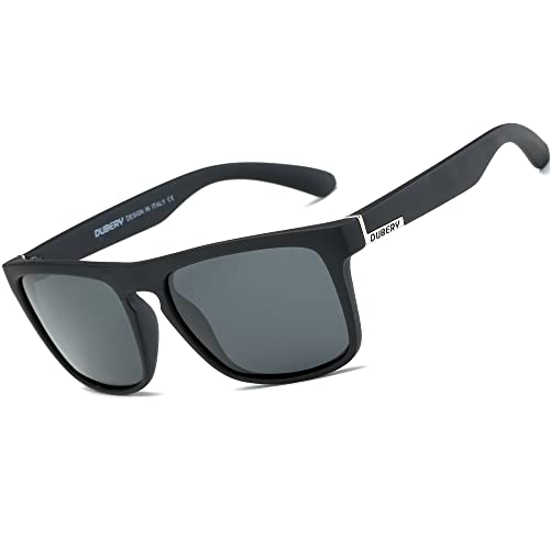 HGDGears Polarisierte Brille für Herren und Damen, Autofahren, Radfahren, Angeln, Retro-Sonnenbrille, UV-Schutz (pechschwarz HGDGears Polarisierte Brille für Herren und Damen, Autofahren, Radfahren, Angeln, Retro-Sonnenbrille, UV-Schutz (pechschwarz von HGDGears