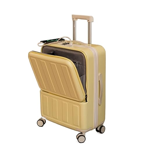 HGJDJHNF Handgepäckkoffer Handgepäck Gepäck mit TSA-Schloss und USB-Ladeanschluss, kann im Flugzeug mitgenommen Werden Damenkoffer Koffergepäck von HGJDJHNF