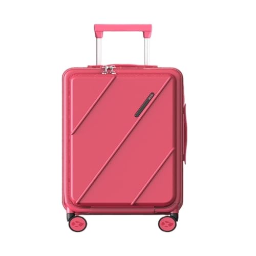HGJDJHNF Reisekoffer Herren- und Damenkoffer, Zugstangenverlängerung, verschleißfester einfarbiger Koffer, einfacher Reisekoffer-Trolley von HGJDJHNF