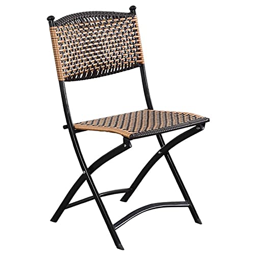 HGJHJJHK Klappstuhl, Webstuhl, für Bar, Schlafzimmer, Terrasse, lässiger Frühstücksstuhl, ergonomische Rückenlehne und weiche Stuhloberfläche, platzsparend (Größe: groß) Decoration von HGJHJJHK