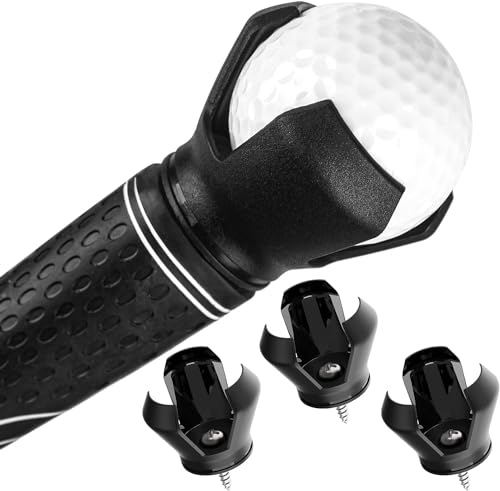 HH-GOLF 3-Zinken-Golfball-Retriever-Greifer, Saugnapf, Ballpicker, oberes Werkzeug für Putter, einfache Installation von HH-GOLF