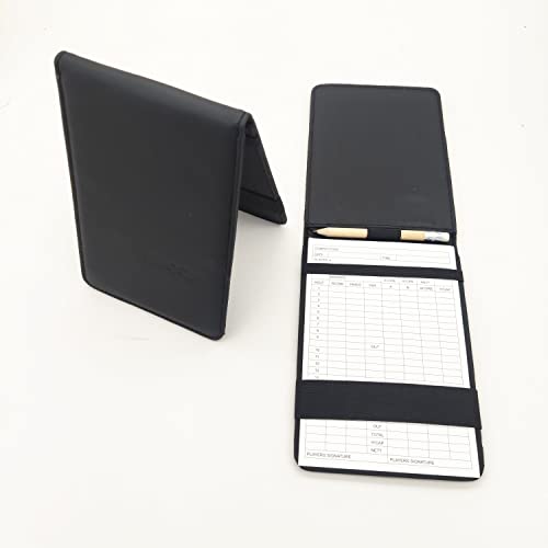 HH-Golf Golf Scorecard Holder, Deluxe Pocket Golf Yardage Bücher/Scorecard-Koffer/Scorecard-Halter zur Aufzeichnung von Scores auf dem Golfplatz HH-Golf Golf Scorecard Holder, Deluxe Pocket Golf Yardage Bücher/Scorecard-Koffer/Scorecard-Halter zur Aufzeichnung von Scores auf dem Golfplatz von HH-GOLF