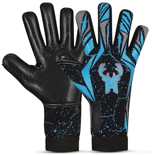 HHH Fußball-Torwarthandschuhe für Jugendliche und Erwachsene, professionelle Fußball-Torwarthandschuhe mit 4 mm rutschfesten Deutschen Latex-Handflächen für die härtesten Einsparungen (Größe 9) HHH Fußball-Torwarthandschuhe für Jugendliche und Erwachsene, professionelle Fußball-Torwarthandschuhe mit 4 mm rutschfesten Deutschen Latex-Handflächen für die härtesten Einsparungen (Größe 9) von HHH