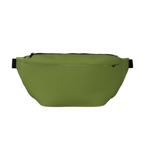 Solide dunkelgrüne stilvolle Umhängetasche – vielseitige und kompakte Reisetasche für freihändige Aufbewahrung, Schwarz, Einheitsgröße von HHNNL
