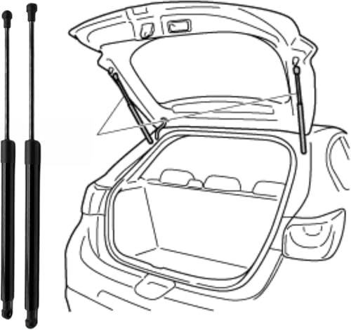 HHYUJ Stützstange für den Kofferraum der Heckklappe des Autos für Chrysler PT Cruiser Wagon 2001-2008 SG214024 Stoßdämpfende Gasfeder-Stützstange von HHYUJ