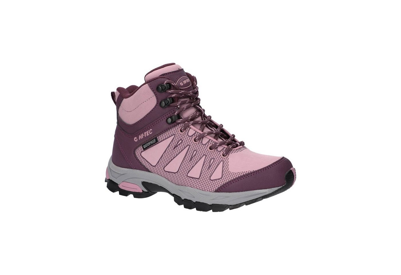 HI-TEC work Raven Mid WP Woman beere/rosa Trekkingschuh HI-TEC work Raven Mid WP Woman beere/rosa Trekkingschuh von HI-TEC work