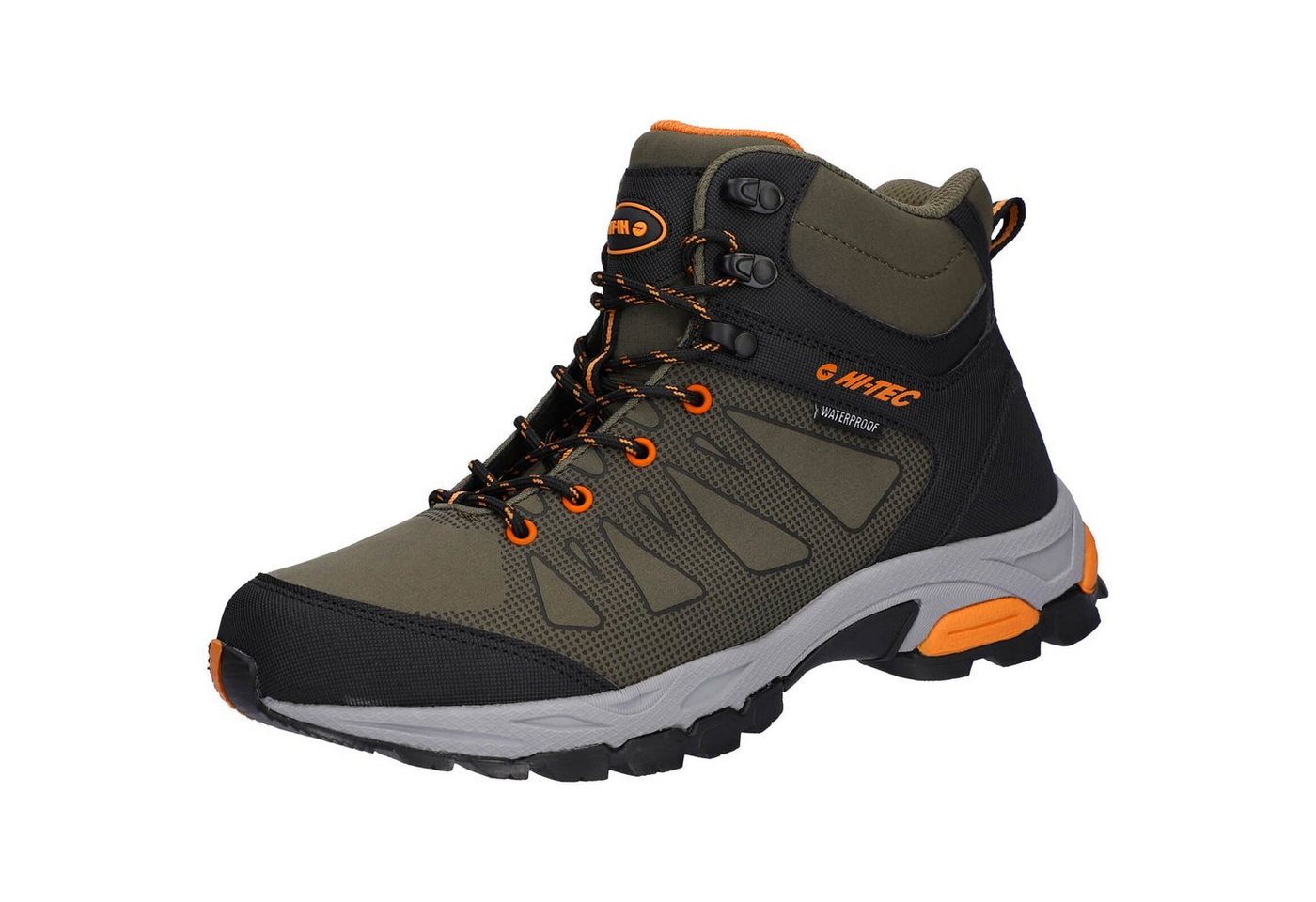 HI-TEC work Raven Mid WP khaki/schwarz Trekkingschuh von HI-TEC work