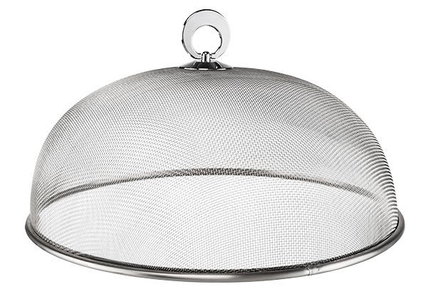 Abdeckhaube Edelstahl - 30cm Durchmesser - Ideal für den Grill von GAUMENKICK