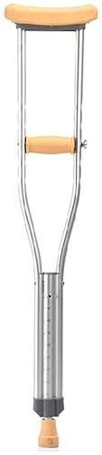 HIARAN Krücken für Erwachsene Unterarmgehstützen Unterarmkrücken für verstellbare Aluminium-Unterarmgehstützen/Einzelne leichte Unterarm-Achselhöhlen-Ellenbogen-Unterarm-Verstellbarer von HIARAN