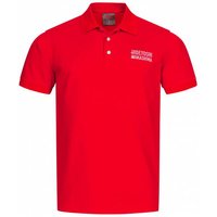 HIDETOSHI WAKASHIMA "Koshigaya" Herren Polo-Shirt rot von HIDETOSHI WAKASHIMA