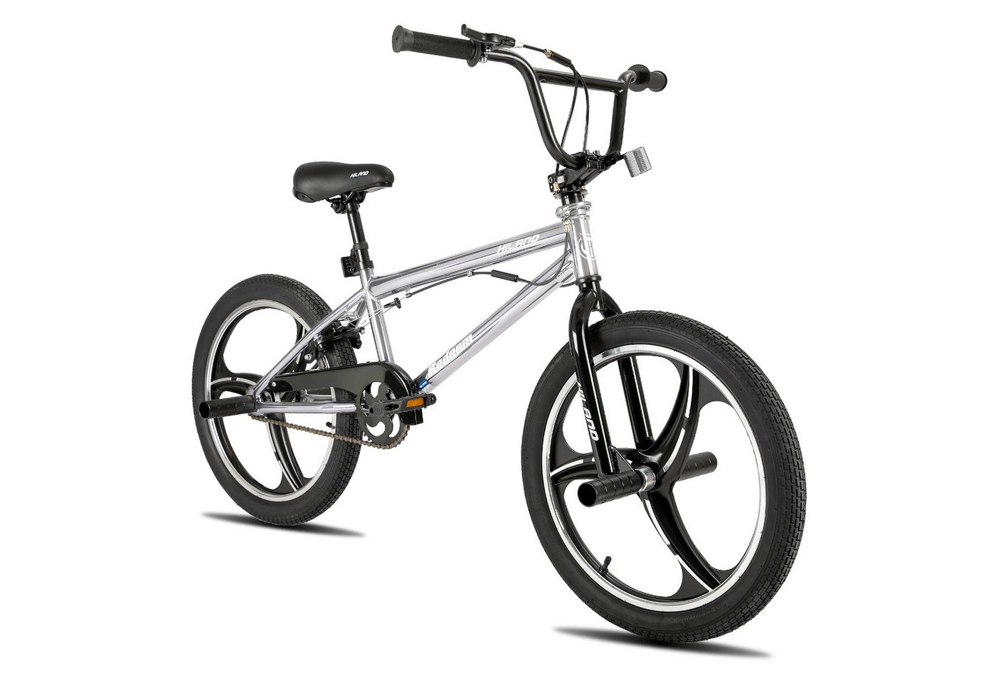 HILAND BMX-Rad 20 Inch 3 Spoke Kids BMX Bike for Boys Girls Ages 5-12, 360 Degree Rotor Freestyle, 4 Pegs Single Speed HILAND BMX-Rad 20 Inch 3 Spoke Kids BMX Bike for Boys Girls Ages 5-12, 360 Degree Rotor Freestyle, 4 Pegs Single Speed von HILAND