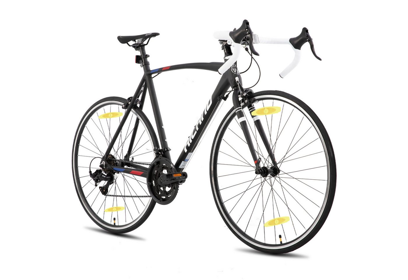 HILAND Rennrad 700c 28 Zoll Rennrad City Commuting Rennrad für Männer Frauen, 14 Gänge, Leichter Aluminiumrahmen, Doppelklemmbremse HILAND Rennrad 700c 28 Zoll Rennrad City Commuting Rennrad für Männer Frauen, 14 Gänge, Leichter Aluminiumrahmen, Doppelklemmbremse von HILAND