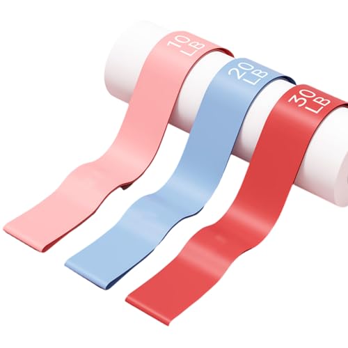 HIOPOIUYT 3/6Pcs Tragbare Latex Widerstand Bands Yoga Stretch Fitness Bands Elastische Bands Für Yoga Pilates Fitness Dauerhafte von HIOPOIUYT