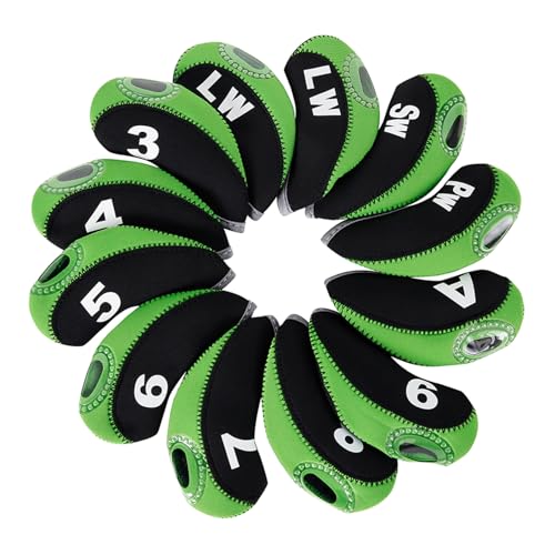 HIOPOIUYT Putter Schutz Schutz Club Protektoren Kopf Abdeckung Abdeckung Für Club Eisen Headcover Set von HIOPOIUYT