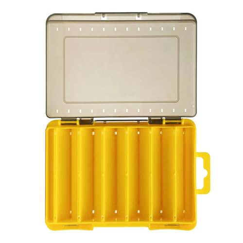 HIOPOIUYT Wasserdichter Angelgerät Tackle Tool Doppelseitige Tackle Box Tackle Tragetasche Transparente Angelköder Aufbewahrungsbox von HIOPOIUYT