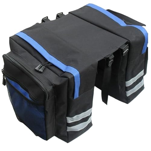 Stabile Gepäckträgertasche für Ordnung auf Ihren Fahrradabenteuern mit dieser hochwertigen Gepäckträgertasche, blau von HIOPOIUYT