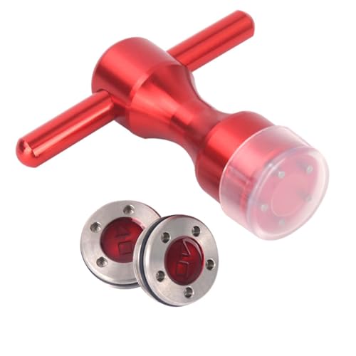 Histar Golf-Gewichte + roter Schraubenschlüssel für Titleist Scotty Cameron Putter, 2 Stück, C2I_INV_B01MSX768P_R Histar Golf-Gewichte + roter Schraubenschlüssel für Titleist Scotty Cameron Putter, 2 Stück, C2I_INV_B01MSX768P_R von HISTAR