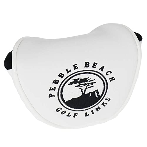 HISTAR Pebble Beach Golf Mallet Putter Abdeckung für Scotty Cameron, weiß HISTAR Pebble Beach Golf Mallet Putter Abdeckung für Scotty Cameron, weiß von HISTAR