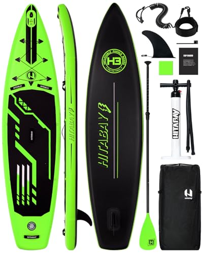 Stand Up Paddling Board mit Komplettes Paddle Board Zubehör | Aufblasbares SUP Board 290/320/335cm SUP Board Set für Jugendliche & Erwachsene Stand Up Paddling Board mit Komplettes Paddle Board Zubehör | Aufblasbares SUP Board 290/320/335cm SUP Board Set für Jugendliche & Erwachsene von HITABAY