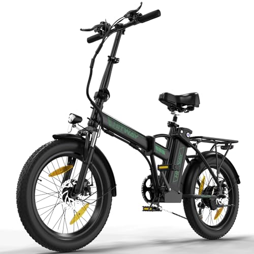 HITWAY 20"×3,0 E Bike 36V 12Ah Lithium-Akku BK11 Elektrofahrrad für Erwachsene von HITWAY