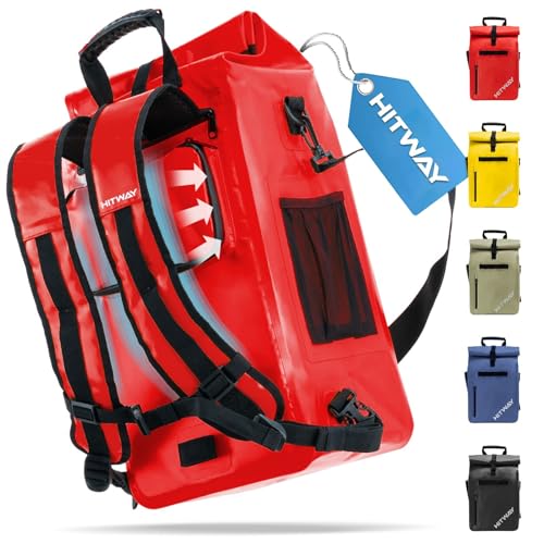 HITWAY 3in1 Fahrradtasche-29L-Geeignet als Umhängetasche - Gepäckträgertasche -Rucksäcke für Radsport -100% wasserdicht - 3M reflektierende Paneele HITWAY 3in1 Fahrradtasche-29L-Geeignet als Umhängetasche - Gepäckträgertasche -Rucksäcke für Radsport -100% wasserdicht - 3M reflektierende Paneele von HITWAY