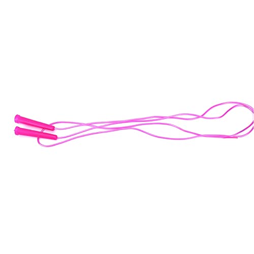 HJBFVXV Springseile 2.4M Geschwindigkeitsdraht überspringen einstellbar Jump Seil Fitness Sport Übung Kreuz Fit(Pink) von HJBFVXV