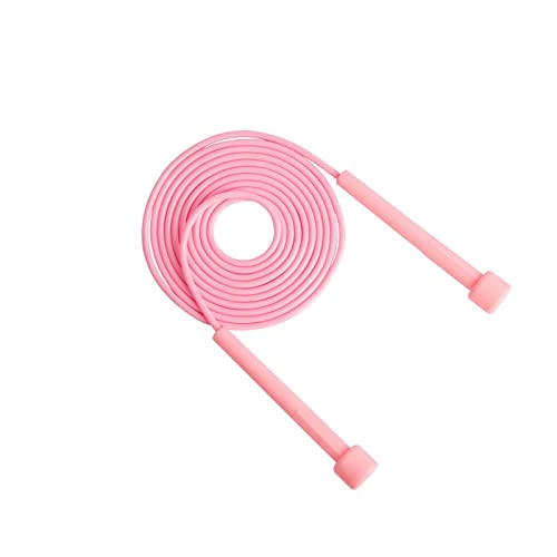 HJBFVXV Springseile Speed Jump Rope Professional Men Women Gym PVC Skipping Rope Adjustable Fitness Equipment Muscle Boxing MMA Training(Pink) von HJBFVXV