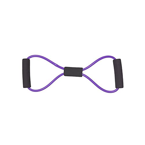 HJBFVXV Yogagurte Widerstandsband Fitness Yoga Seil Spannseil Wandscheibe 8 Wort Truhe Expander Seil BAU Muskel Gewicht Verlust Artefaktgurte(Purple) von HJBFVXV