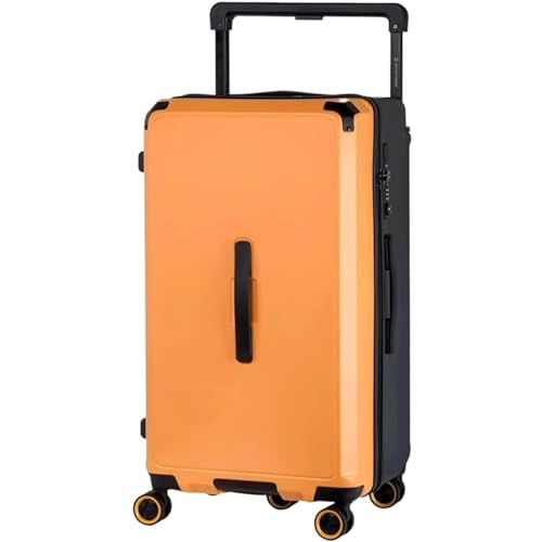 HJDQMDHA Still 26-34-Zoll-Koffer, verbreiterter Trolley, verdickter, verschleißfester Koffer, Handgepäck, Check-in-Gepäck Glatt von HJDQMDHA