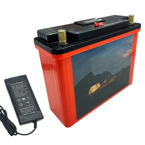 HJGHY 12 V 20 Ah 30 Ah 40 Ah 50 Ah 60 Ah Lithium Li-Ionen-Akku 12 V Polymer-Akku für den Heimgebrauch, Notstromversorgung, Camping, Reisen,12v 40ah von HJGHY