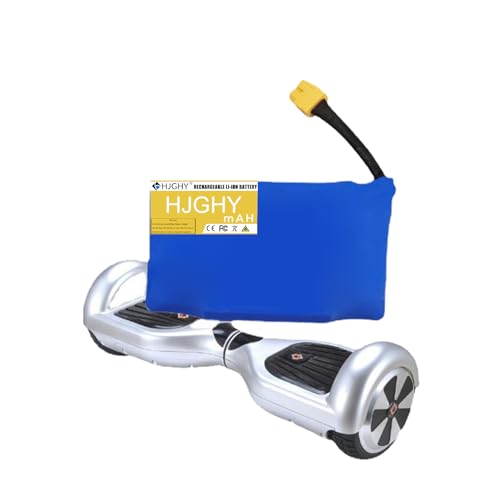 HJGHY 36-V-Lithium-Ionen-Akku für E-Bikes, 36 V, 1,8 Ah, 2,2 Ah, 2,4 Ah, 2,6 Ah, 2 Ah, 3 Ah, 3,6 Ah, 4 Ah, 4,4 Ah, Roller-Akku, wasserdicht, PVC-Lithium-Akkupack für Roller-Akkus,36v,3Ah von HJGHY