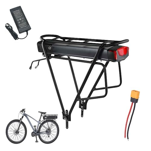 HJGHY 36V 10Ah 12Ah 15Ah 17,5 Ah Gepäckträger E-Bike Gepäckträger Batterie 48V 10Ah 12Ah 14Ah Elektrofahrrad Berg Fahrrad Batterie 36V 48V,Xt60,36V15Ah von HJGHY