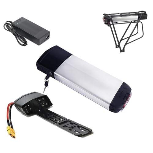 HJGHY 36V 10Ah 12Ah 15Ah 17,5 Ah Gepäckträger Ebike Li-on Akku 48V 10Ah 12Ah 14Ah Elektro Mountainbike Lithium-Batterie,36v 15ah von HJGHY