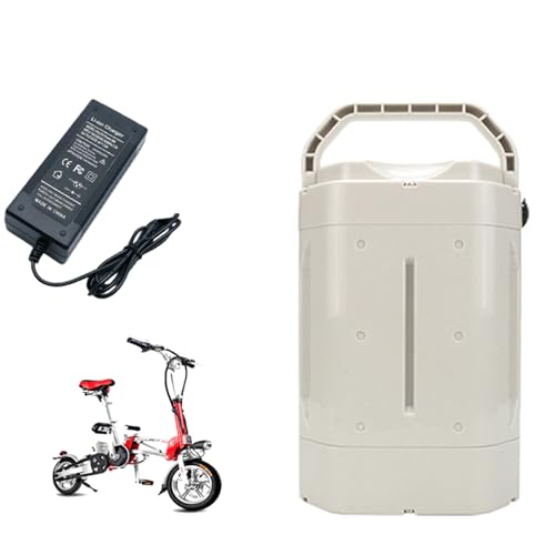 HJGHY 36V 8Ah 10Ah 12Ah Ebike Unterrohr Batterie 36V Faltrad Batterie 36V Klapp Elektrische Fahrrad Lithium-Batterie,36v,12Ah von HJGHY