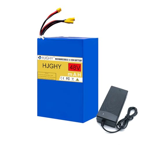 HJGHY 48 V 52 Ah 80 Ah 100 Ah LiFePO4 Batterie 48 Volt Lithium-Batterie Akku für Golf Cart EV RV Solar Energie Speicher Batterie,48v,52Ah von HJGHY